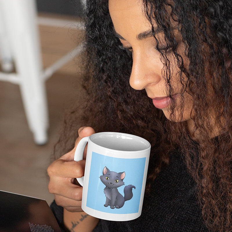 Tasse à café personnalisée avec dessin animé pour animaux de compagnie