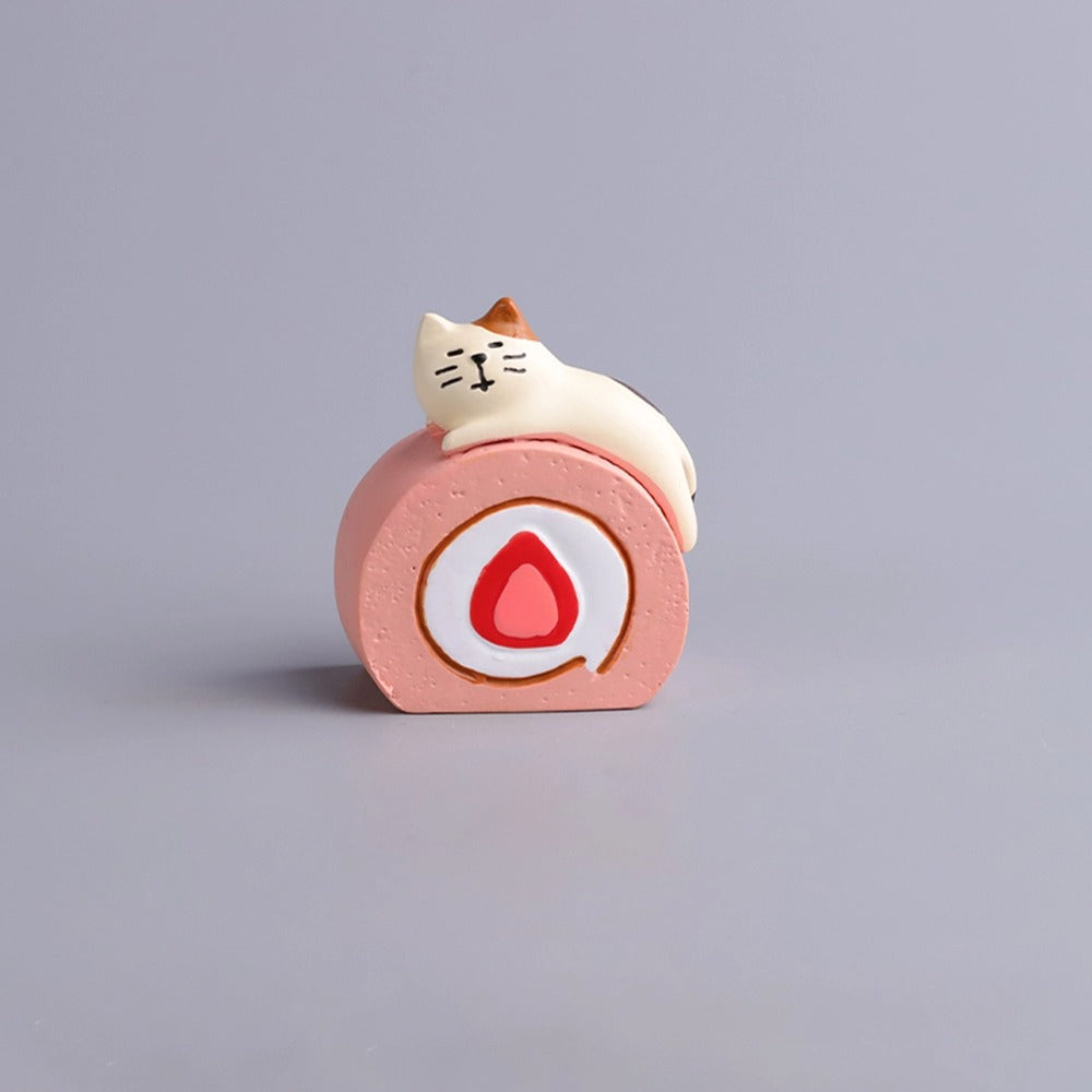 Strawberry cat series creative ornaments