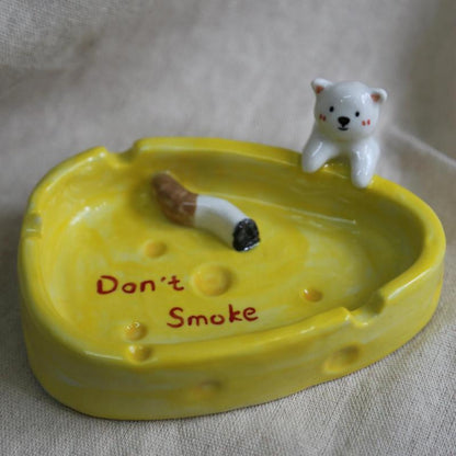 Custom Ceramic Handmade Pet Figurine Ashtray