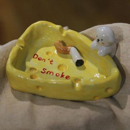 Custom Ceramic Handmade Pet Figurine Ashtray