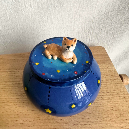 Custom Pet's Figure Ceramic Urn-Aesthetic