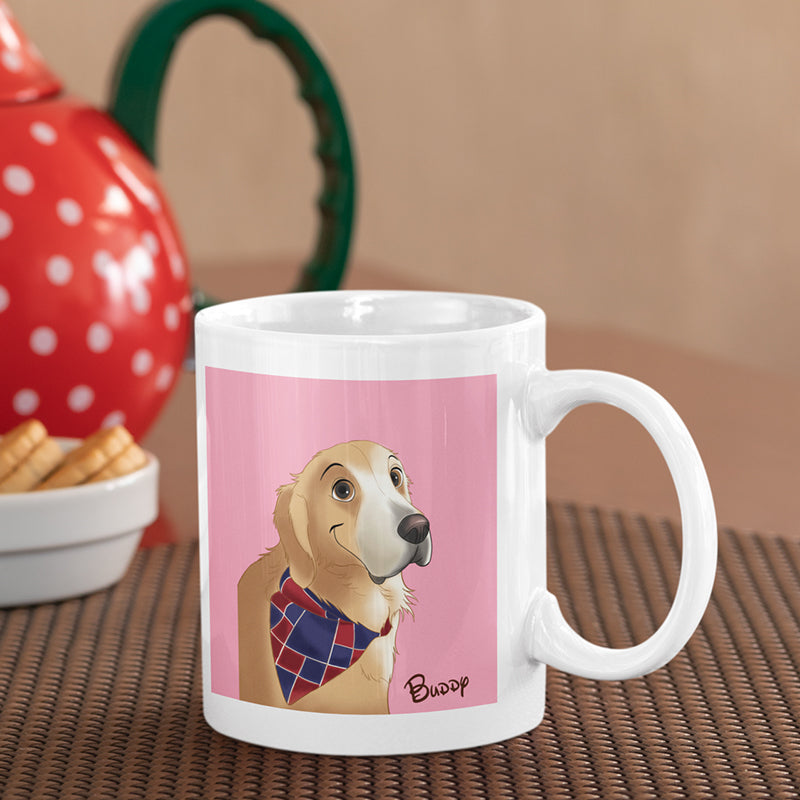 Tasse à café personnalisée avec dessin animé pour animaux de compagnie