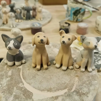 Ceramic Handmade Pet Figurine Statue Sculpture