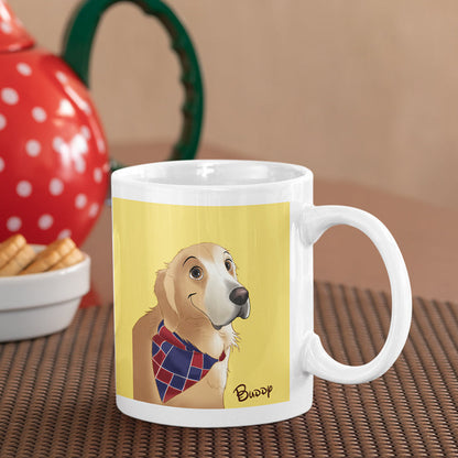 Tasse à café personnalisée avec dessin animé pour animaux de compagnie