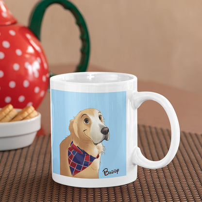 Tasse à café personnalisée avec dessin animé pour animaux de compagnie