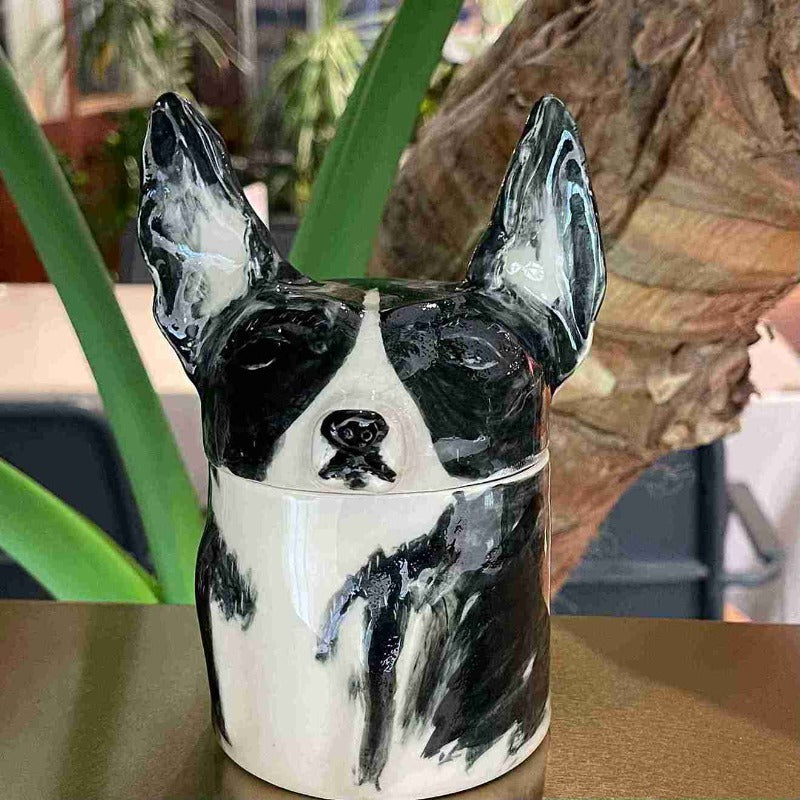 Custom Portrait Pet Ceramic Urn