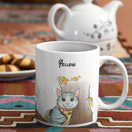 Tasse à café personnalisée avec dessin animé pour animaux de compagnie