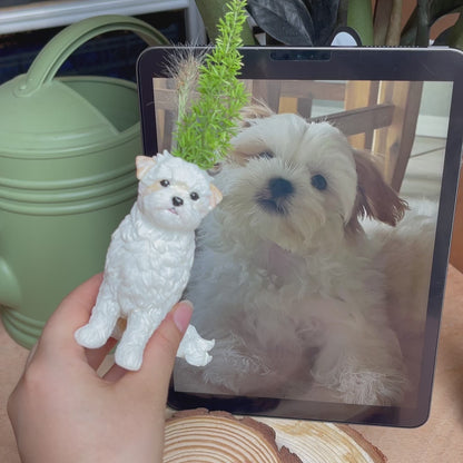 Pot de fleurs pour animaux de compagnie personnalisé imprimé manuellement